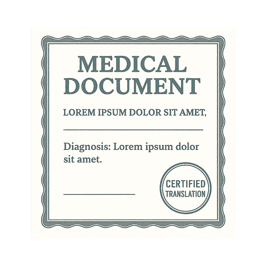 Medizinisches Dokument