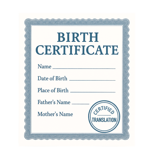 Birth certificate