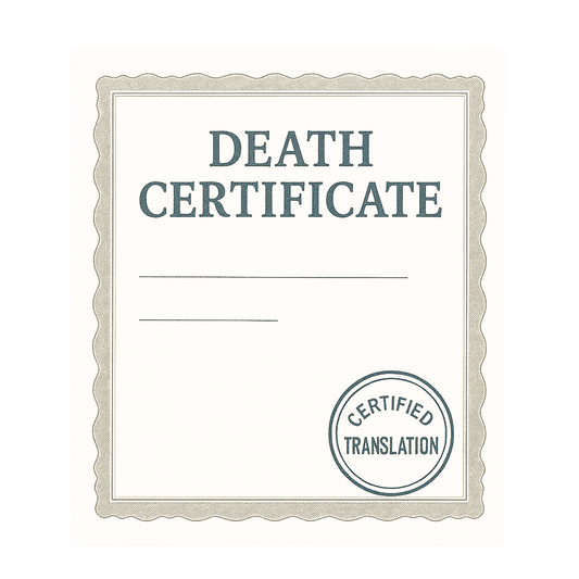 Death certificate